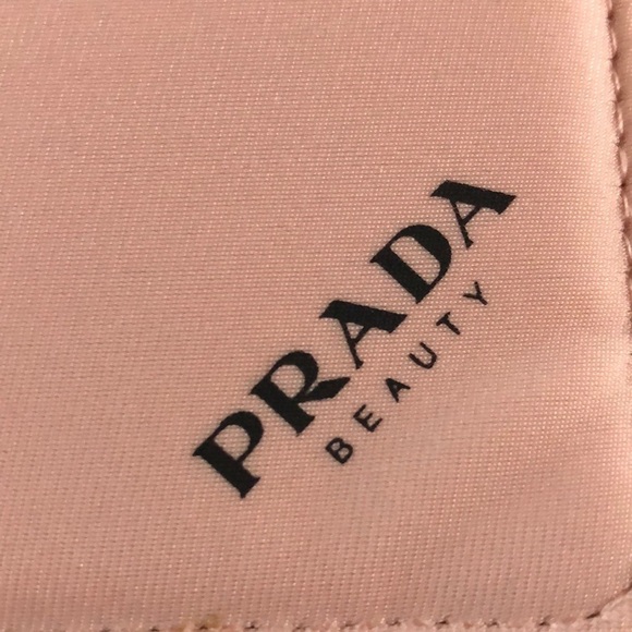 Prada Beauty Triangle Pouch Cosmetic Bag Authentic - Picture 11 of 15